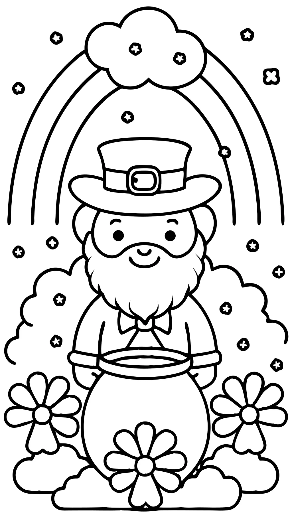 coloriage saint patrick